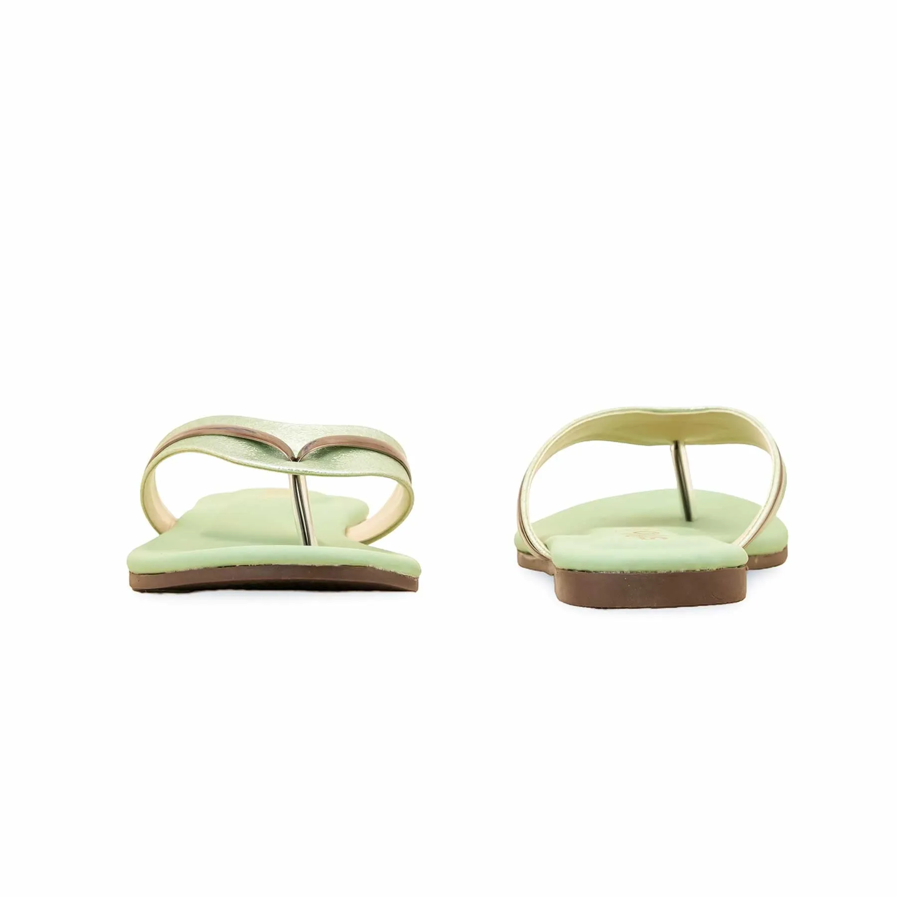 Green Casual Chappal CL2053 Beach Air Kind Glow