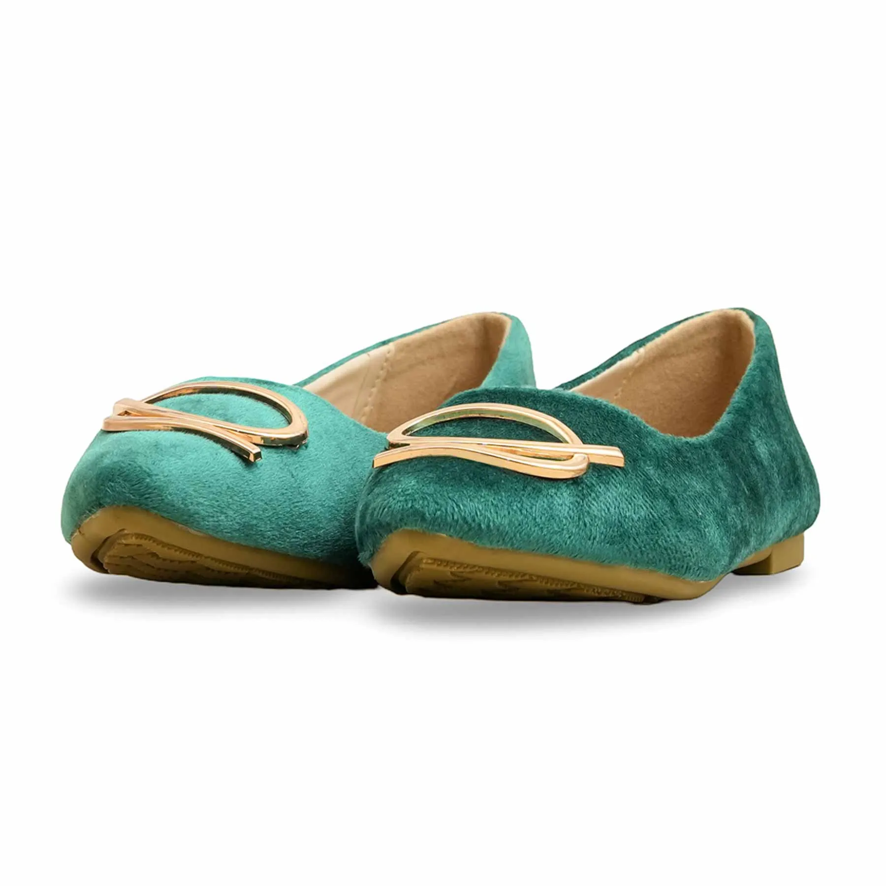 Green Casual Pumps WN1273 Guest Glow