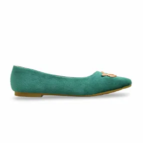 Slip Resistant Green Casual Pumps WN1273
