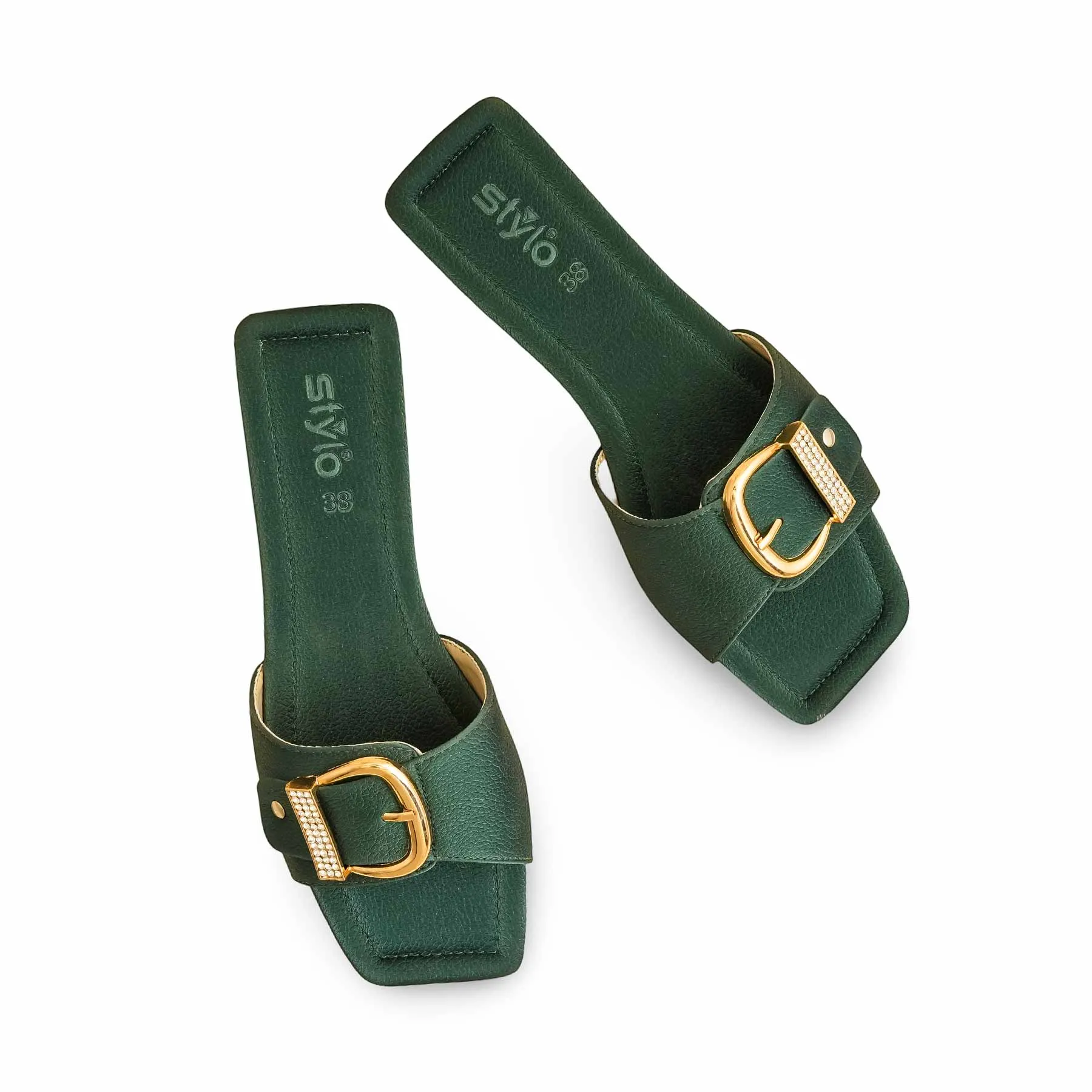 midsole Walkable Shoes Green Casual Slipper CL2063