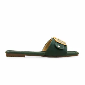 Green Casual Slipper CL2063 Boat Glow