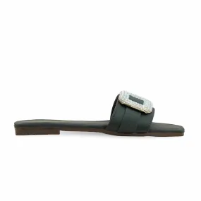 Green Casual Women Slipper CL2104 Avenue Mood Pose Mood