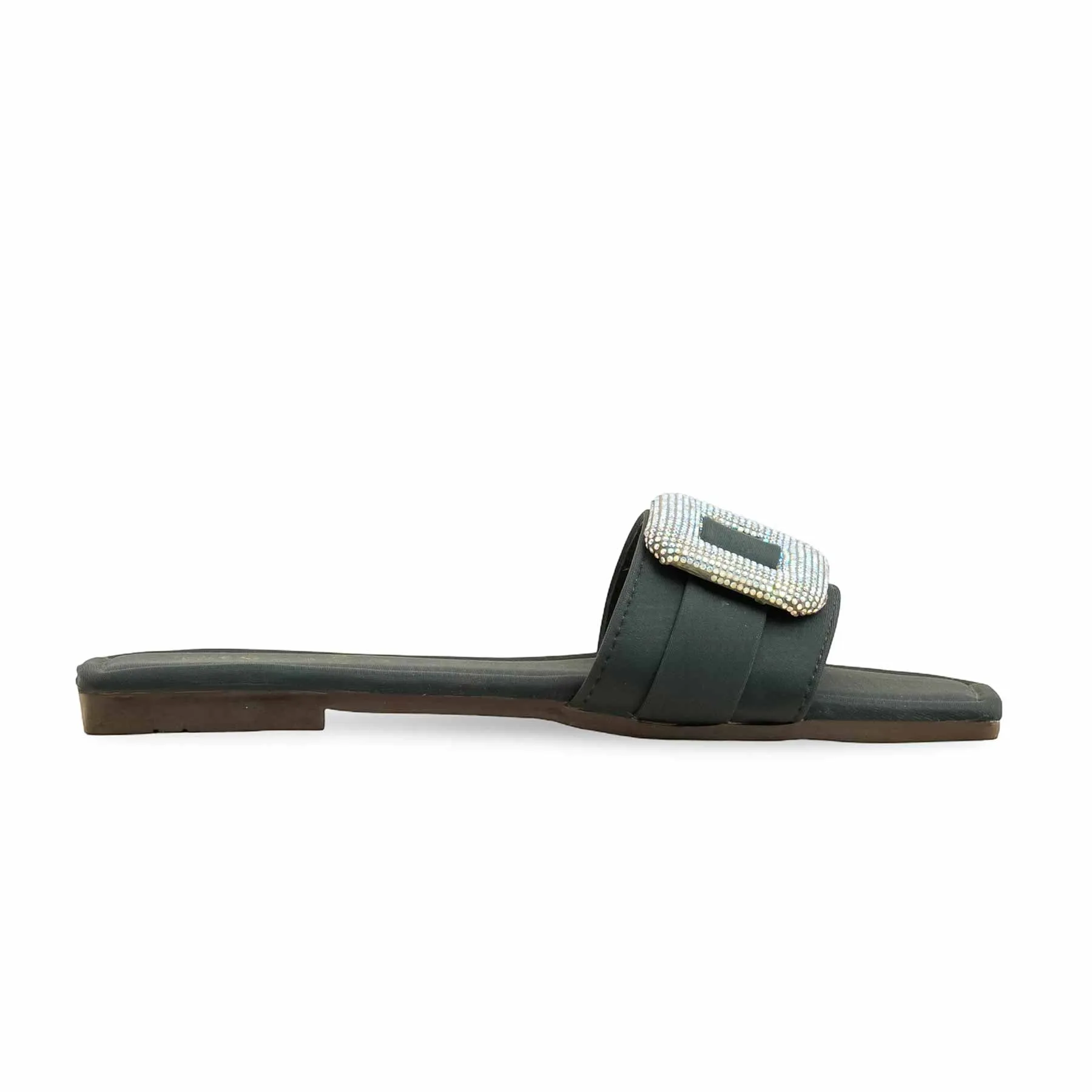 Green Casual Women Slipper CL2104 Avenue Mood Pose Mood