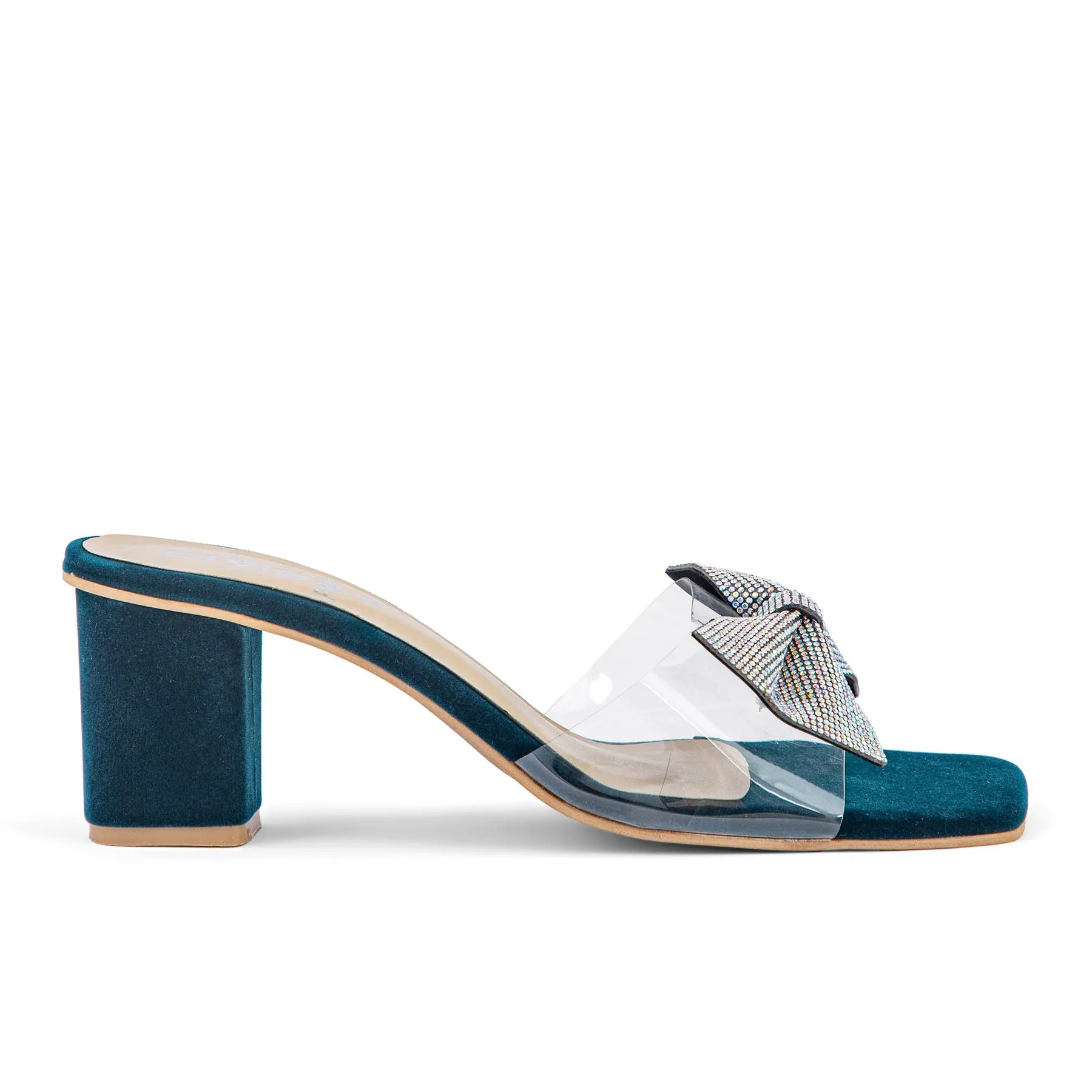 Trendy Heels Green Fancy Slipper FN7864