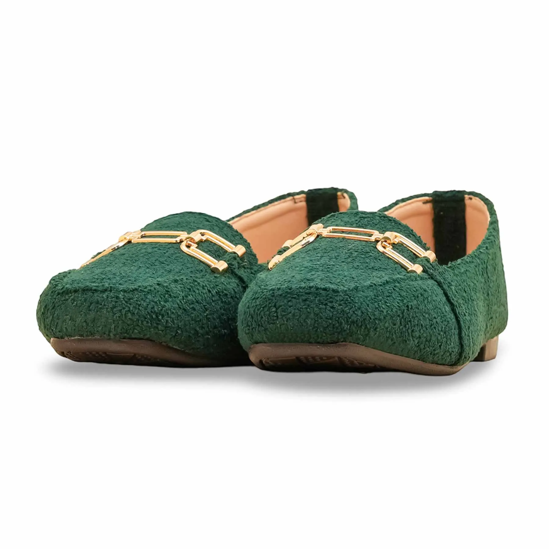 Versatile Walk Green Pumps For Ladies WN1257