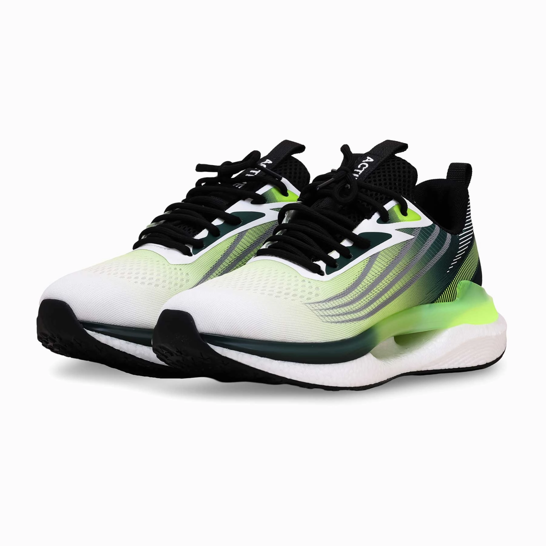 Green Casual Sneaker AT7351 Wide base stability