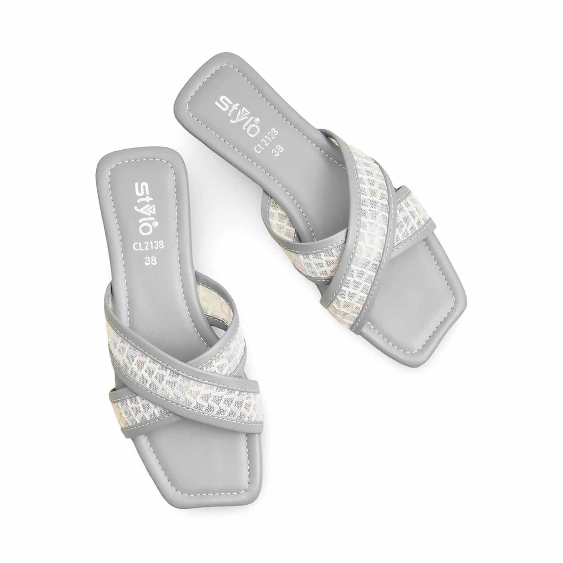 Lagoon Step Grey Casual Slipper CL2138