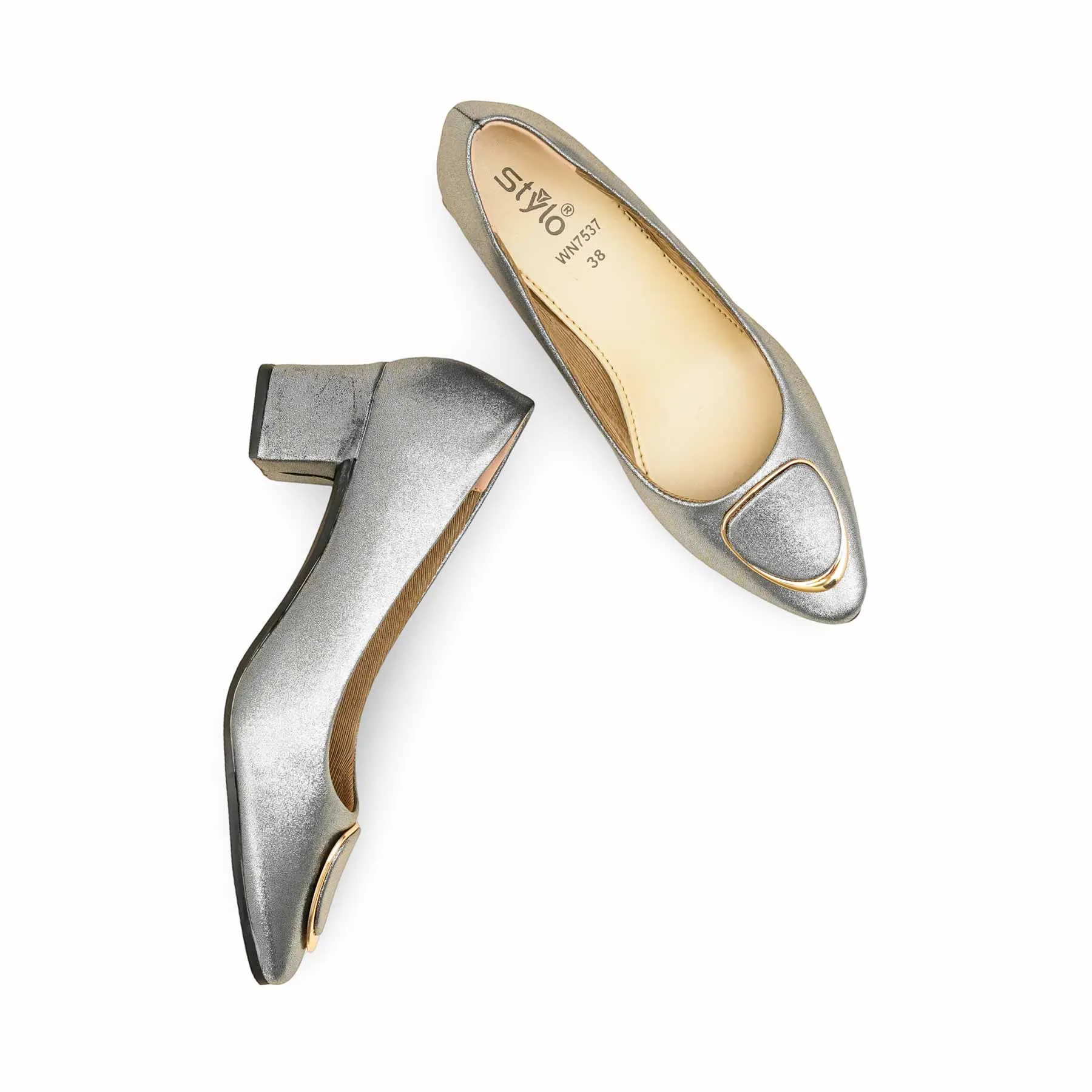 Grey Court Shoes For Ladies WN7537 Wedding Footwear