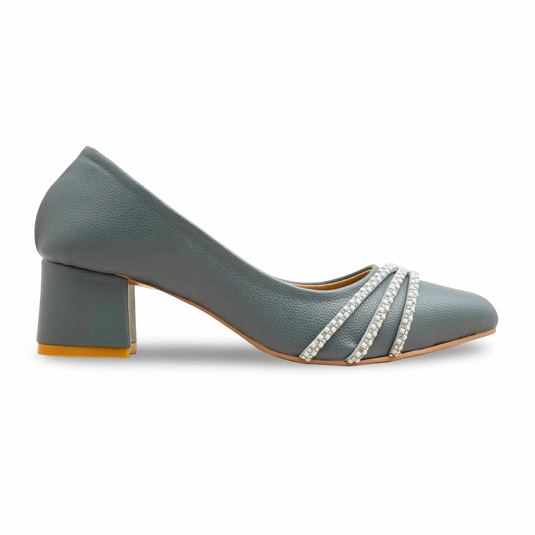 Grey Court Shoes For Women WN7494 Occasion Heels Travel Light