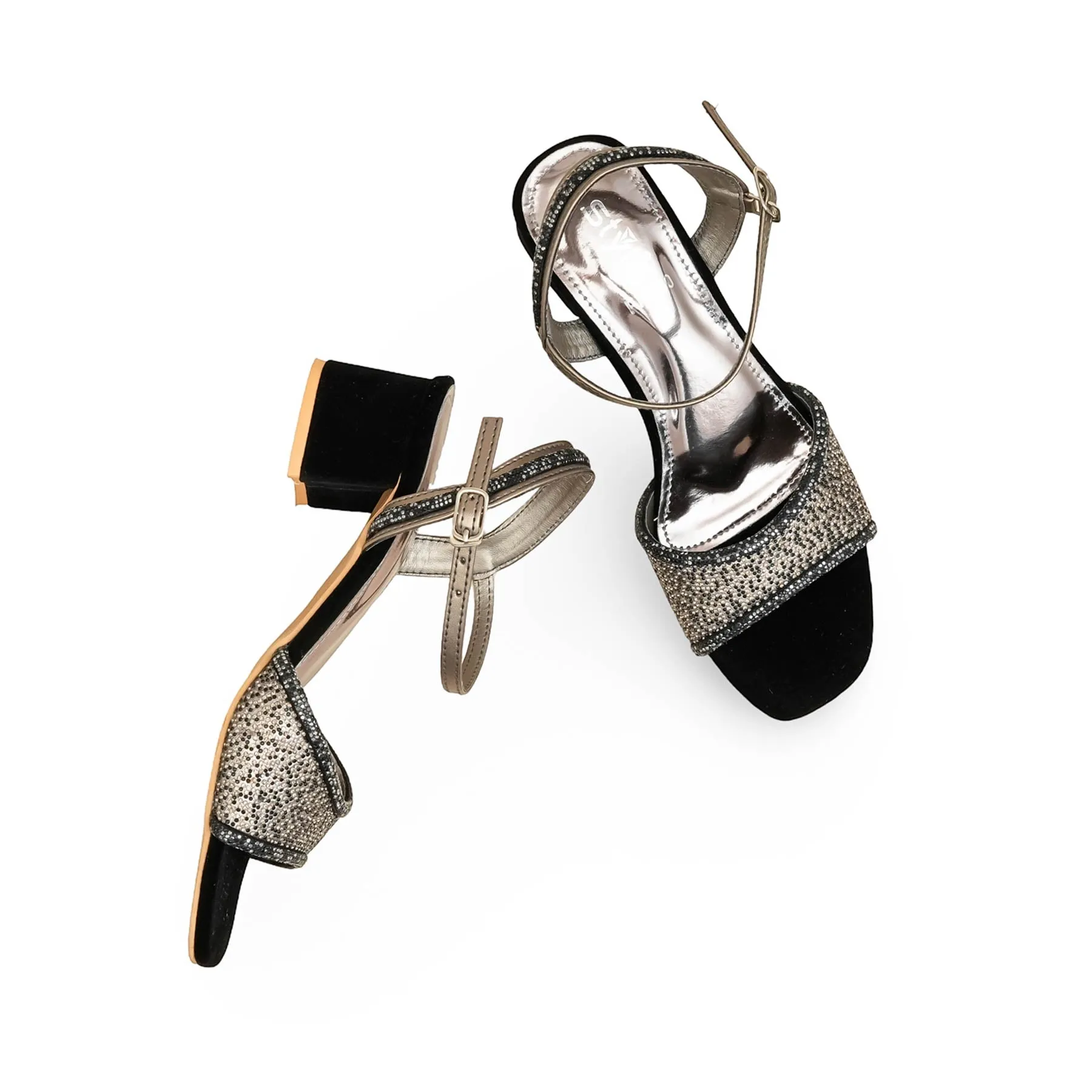 City Proof Grey Fancy Sandal For Women FN6160