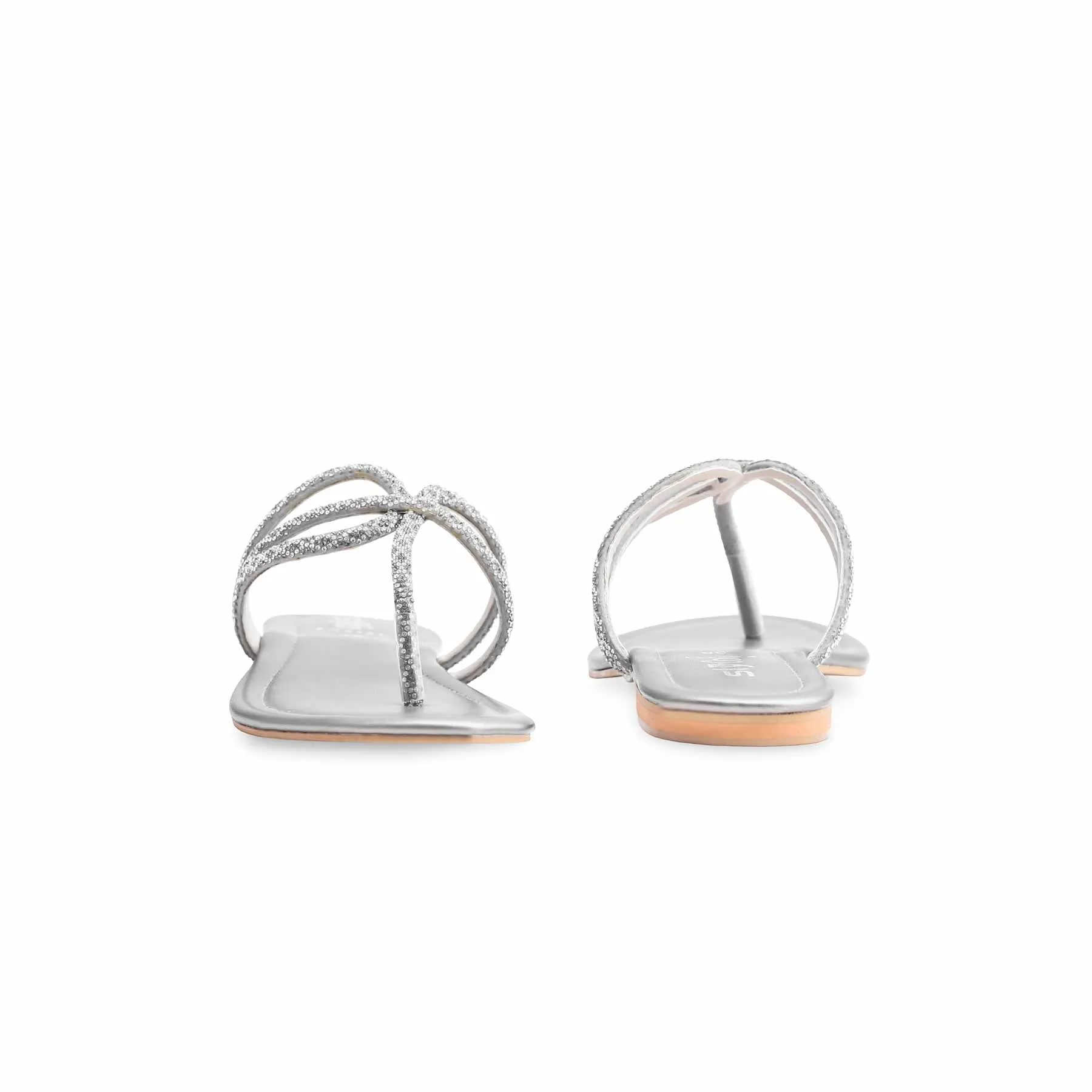 Grey Fancy Women Chappal FN0761 Cliff Walk Smooth Finish