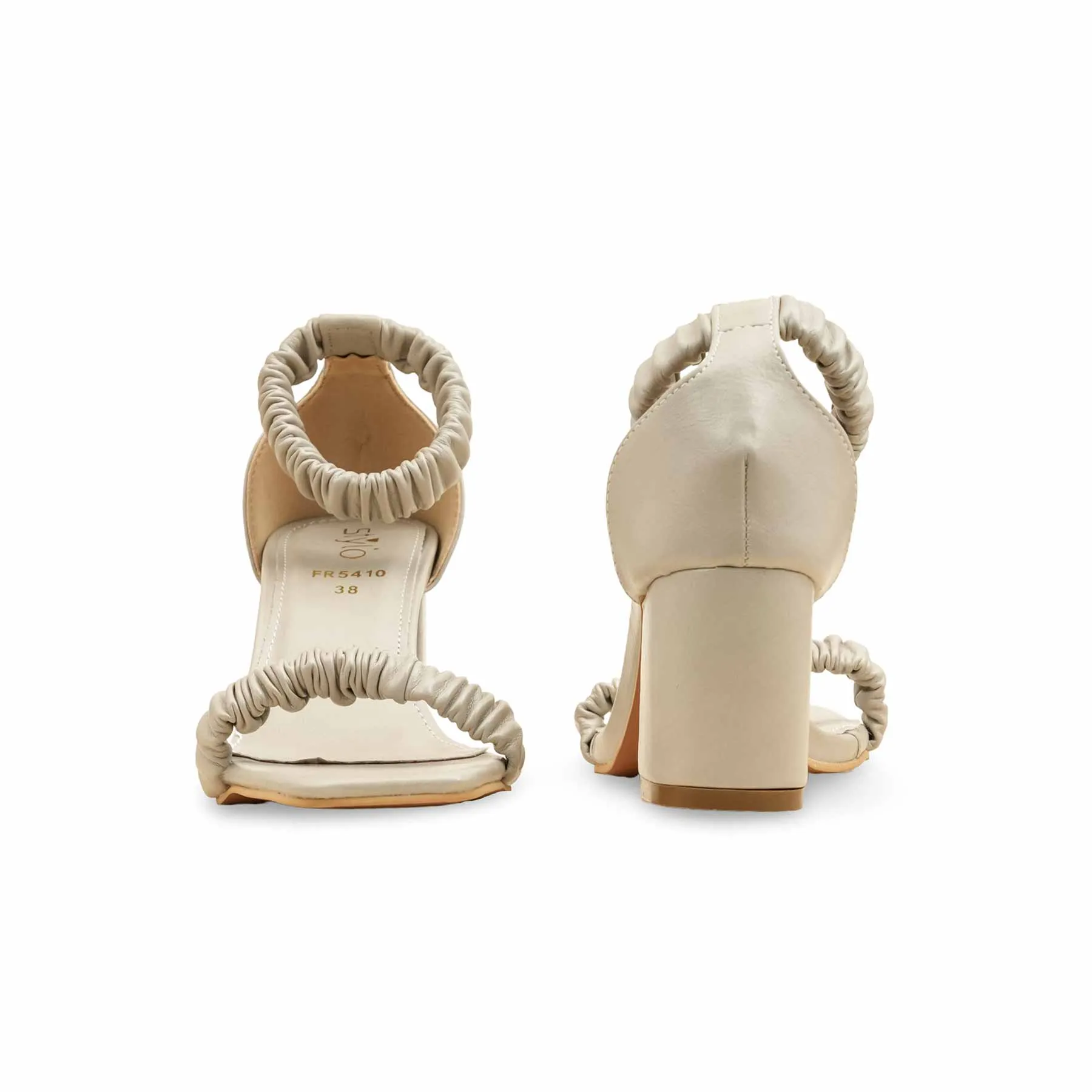 Open Cut Grey Formal Sandal For Ladies FR5410