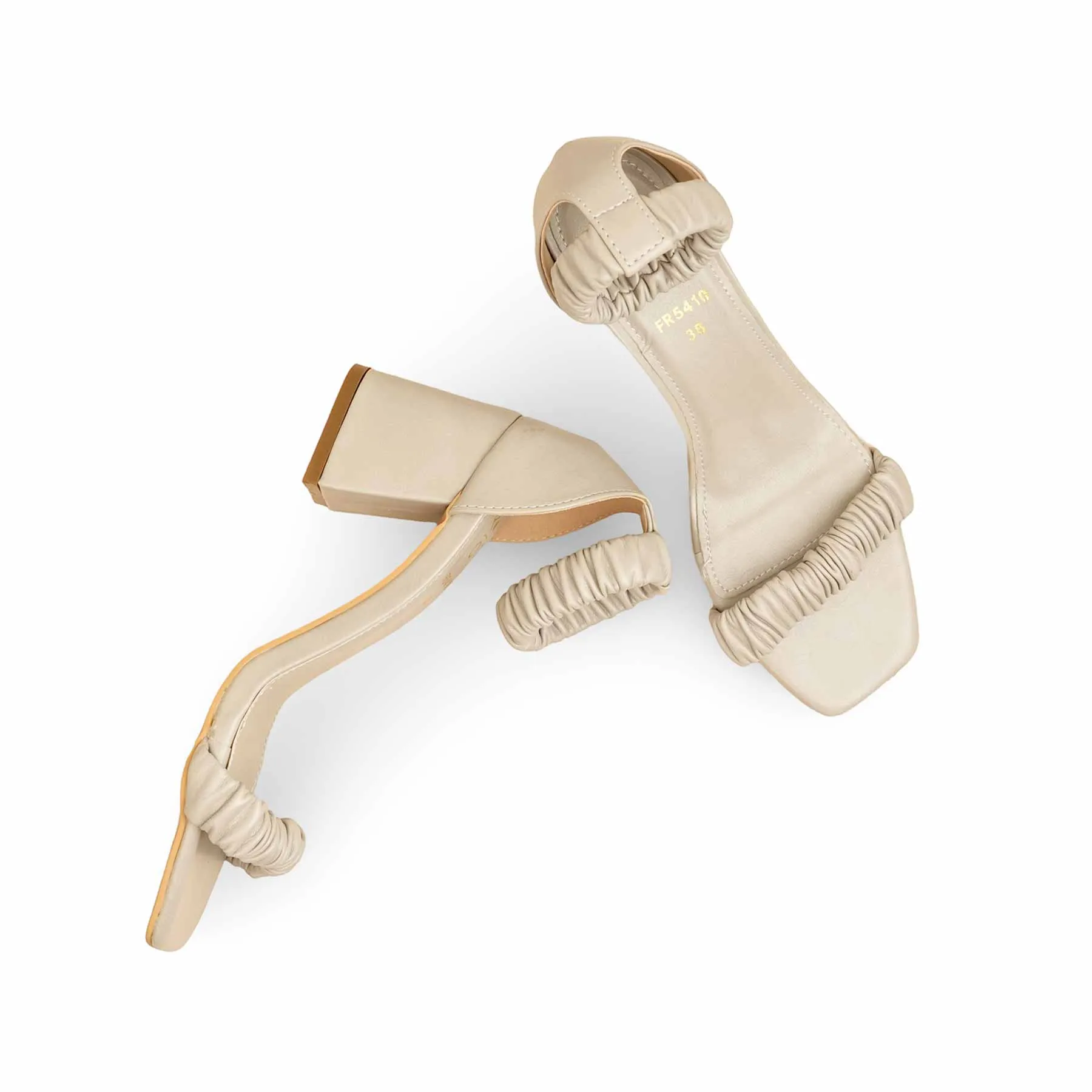 Formal Chic Grey Formal Sandal For Ladies FR5410