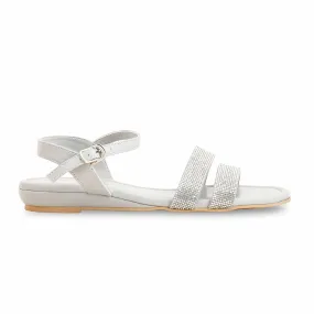 Dusk Light Grey Formal Sandal For Women FR5418