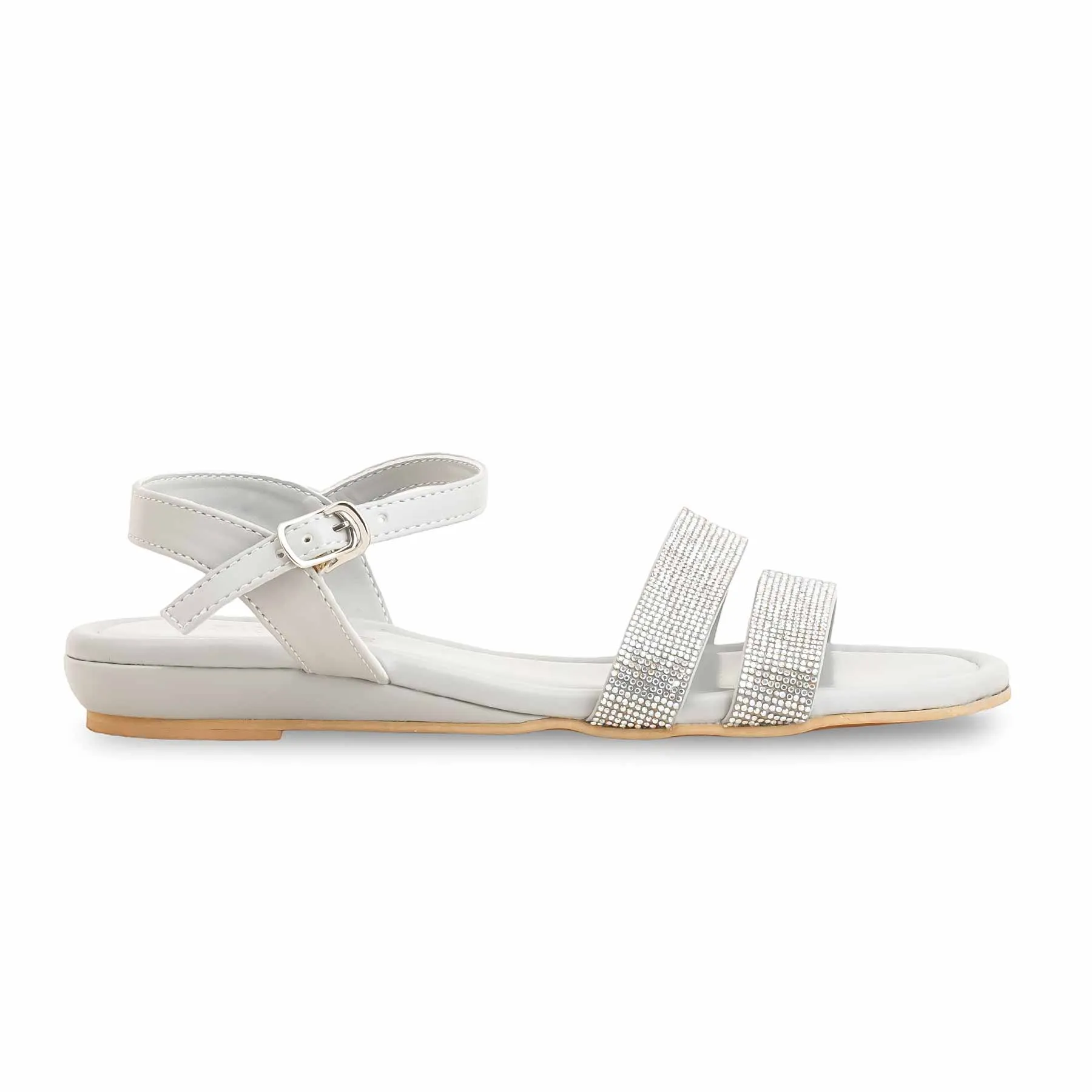 Dusk Light Grey Formal Sandal For Women FR5418