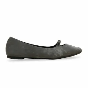 Supportive Design Flats Bloom Step Grey Pumps WN1201