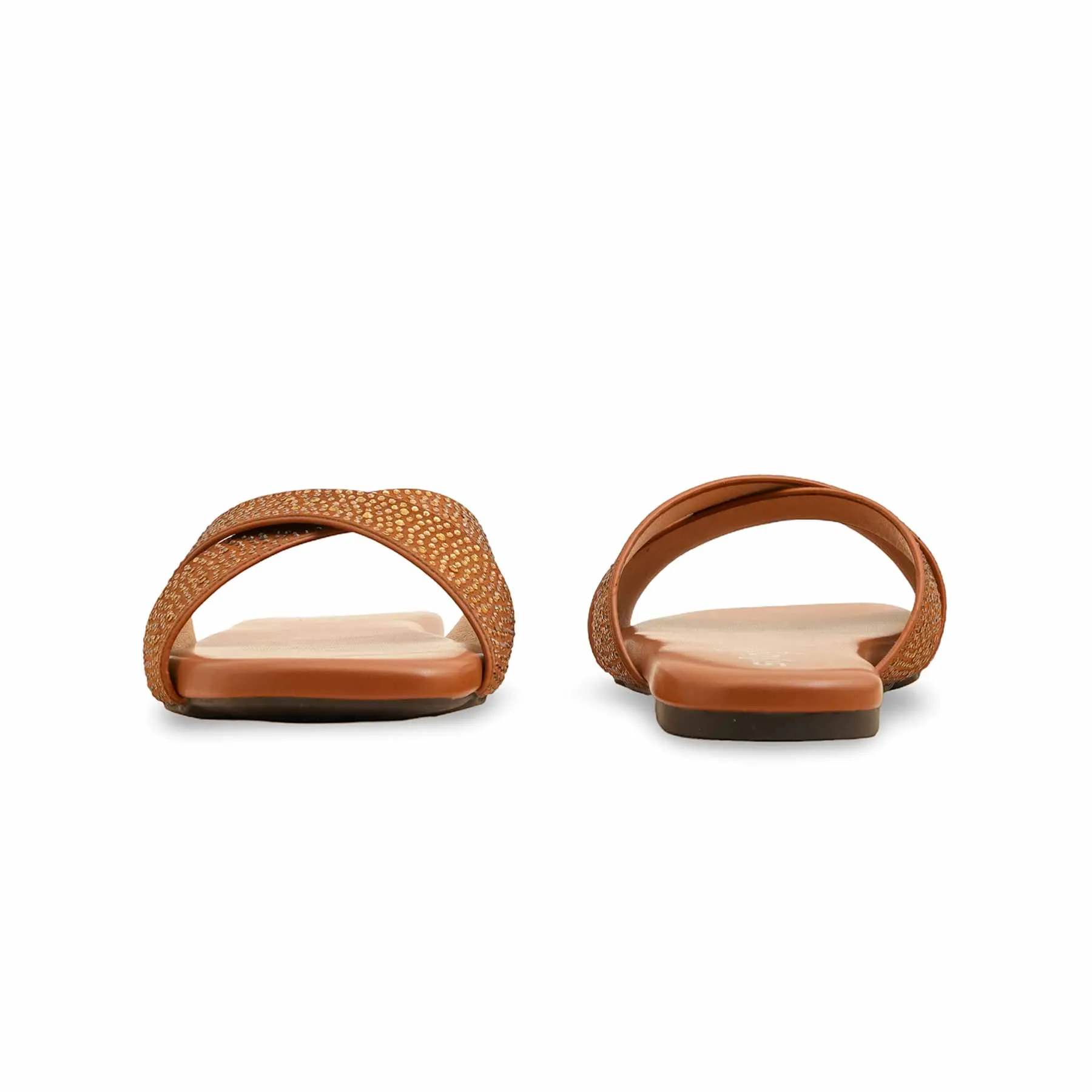 Tan Formal Slipper FR8409 Park Glow