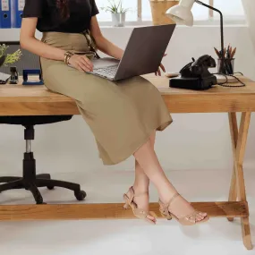 Beige Formal Sandal For Women FR5441 Power Spark