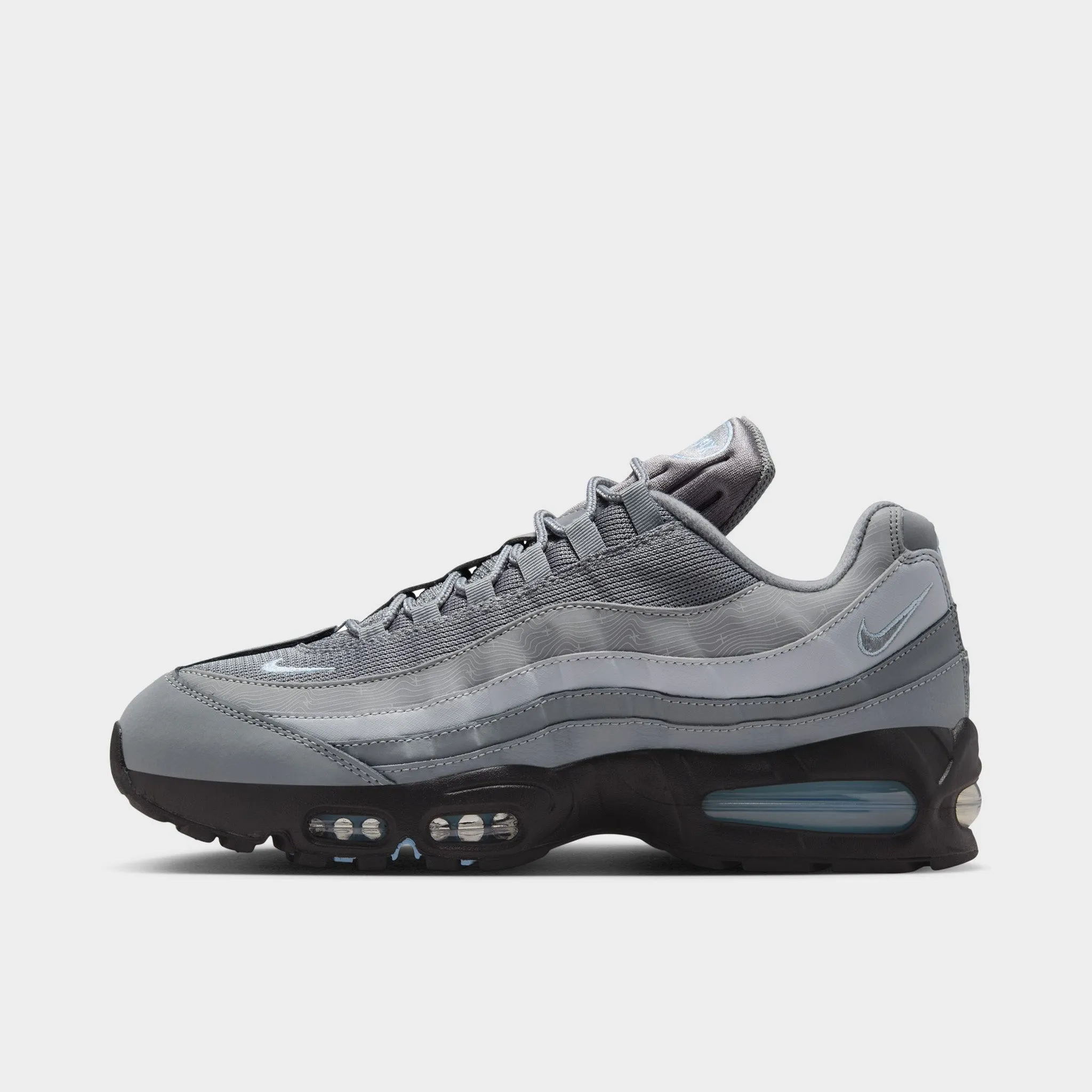 Comfortable Tongue Nike Air Max 95 OG Cool Grey / Psychic Blue