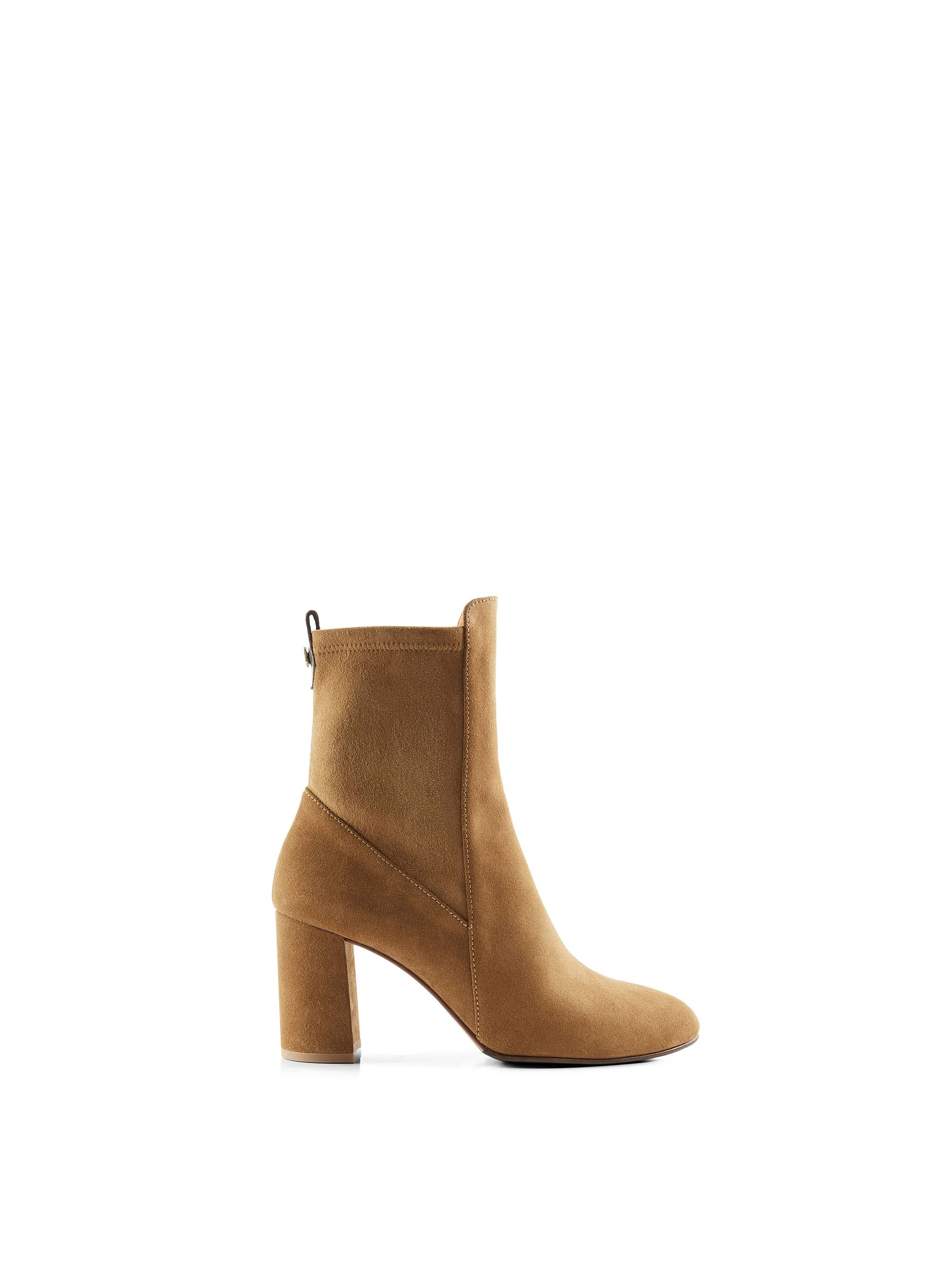Heeled Belgravia Ankle - Tan Suede Active Adventures Wide Sole