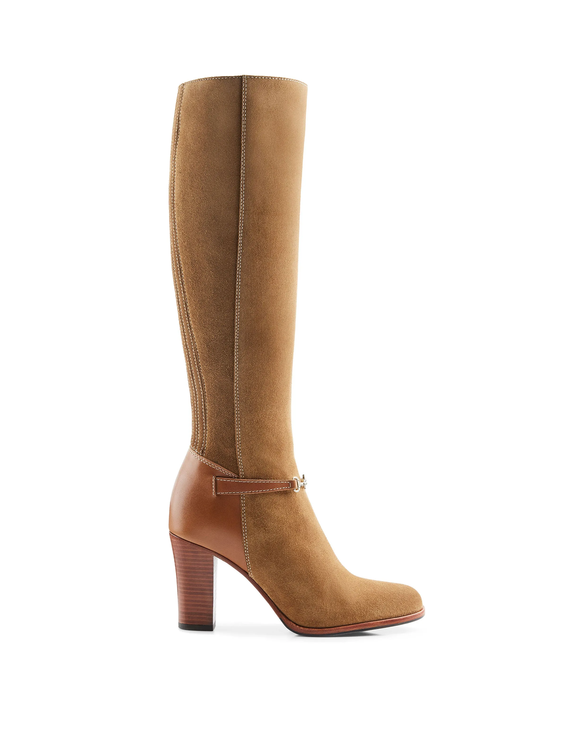 Heeled Octavia (Regular Fit) - Tan Suede Adventure Time