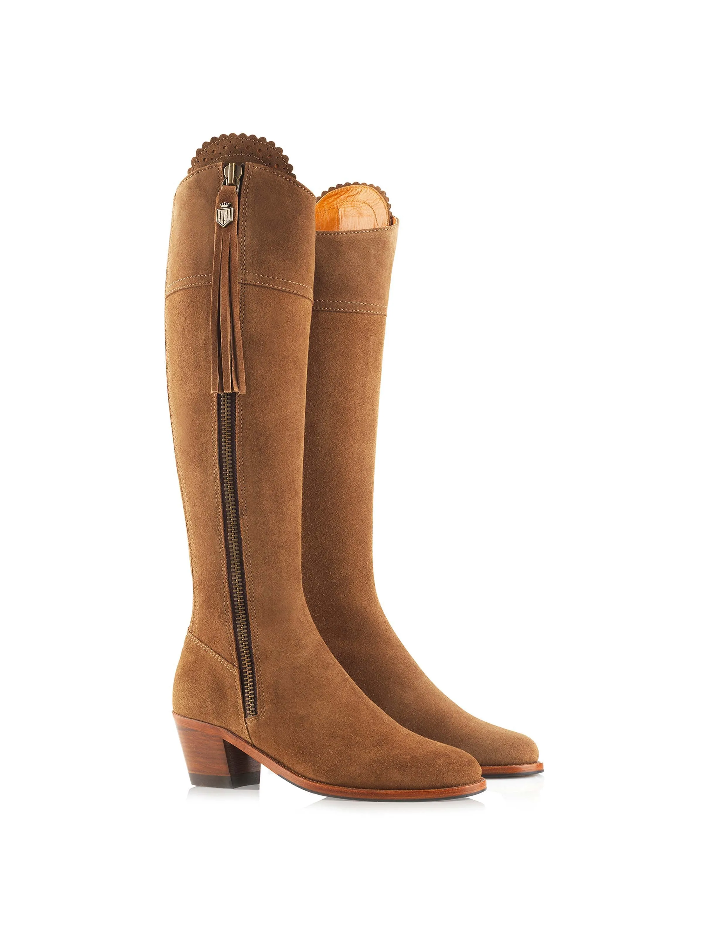 Seamless Comfort Snow Trekker Heeled Regina Petite (Regular Fit) - Tan Suede