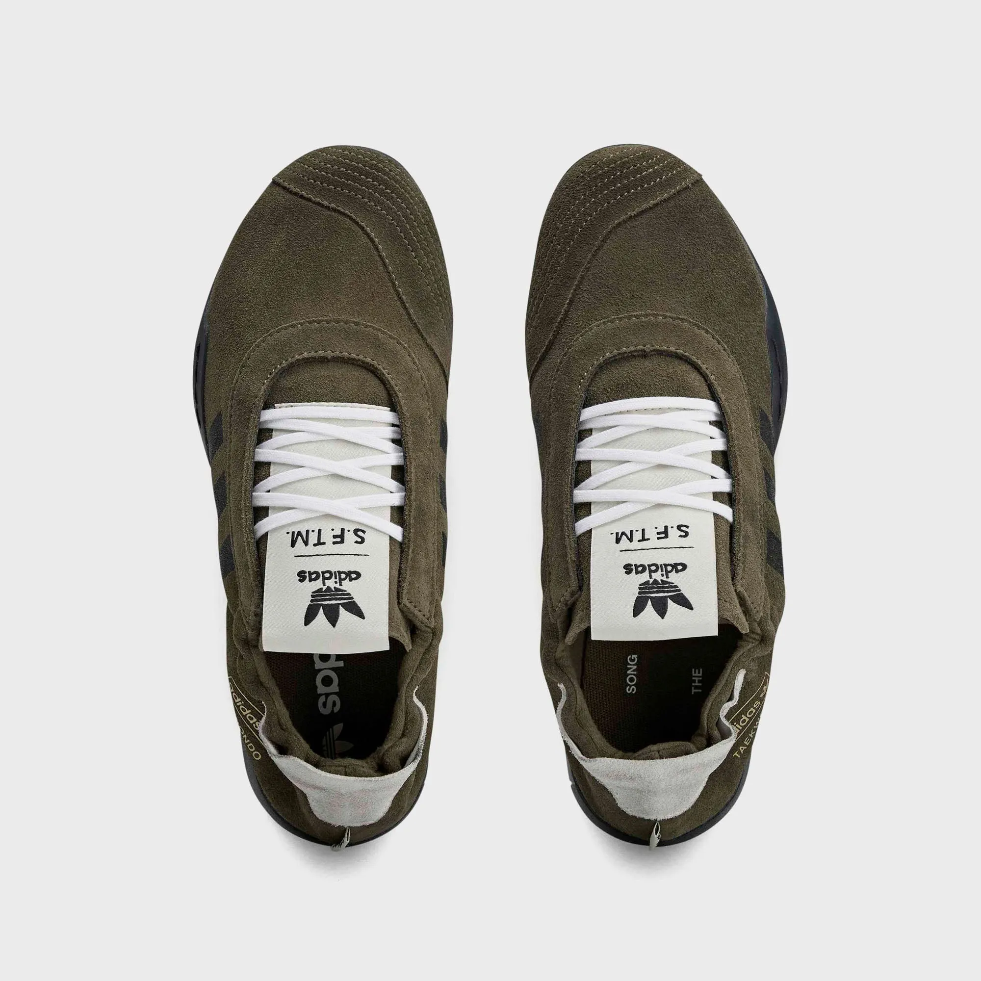 Bonded Seamless Construction Outdoor Activity adidas x Song for the Mute WMNS Taekwondo Mei - Cream White / Core Black / Cloud White