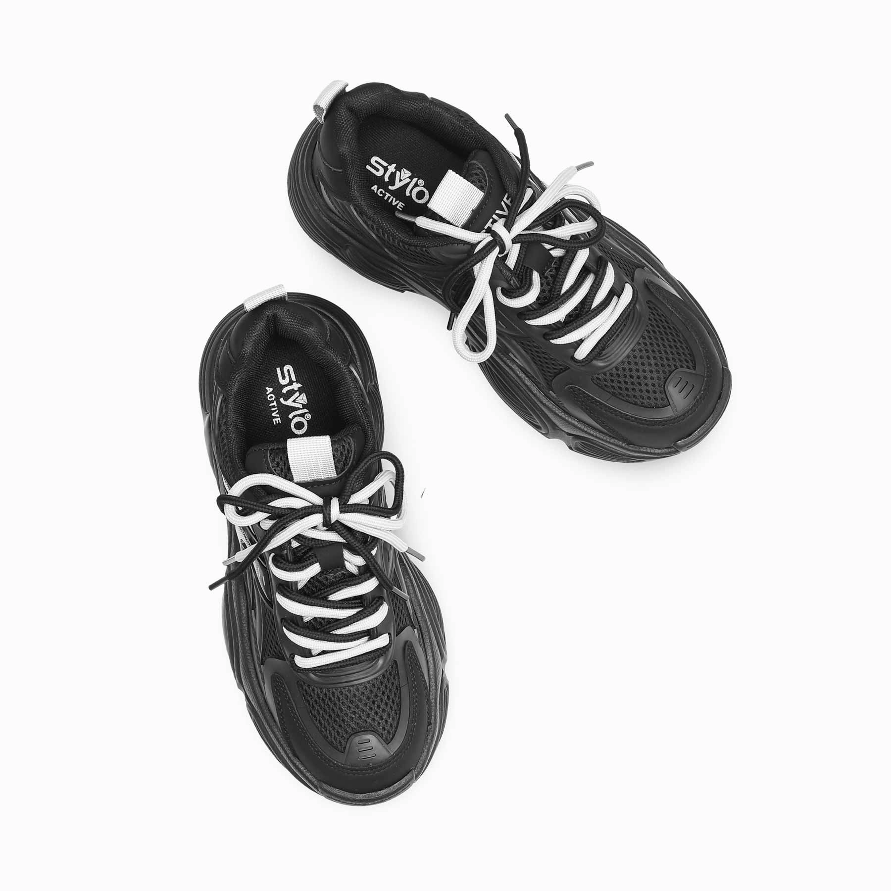 Black Casual Sneaker AT7341 Classic Touch Comfortable Linings