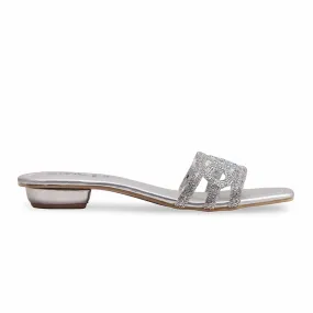 Silver Fancy Slipper FN7902 Holiday Spark