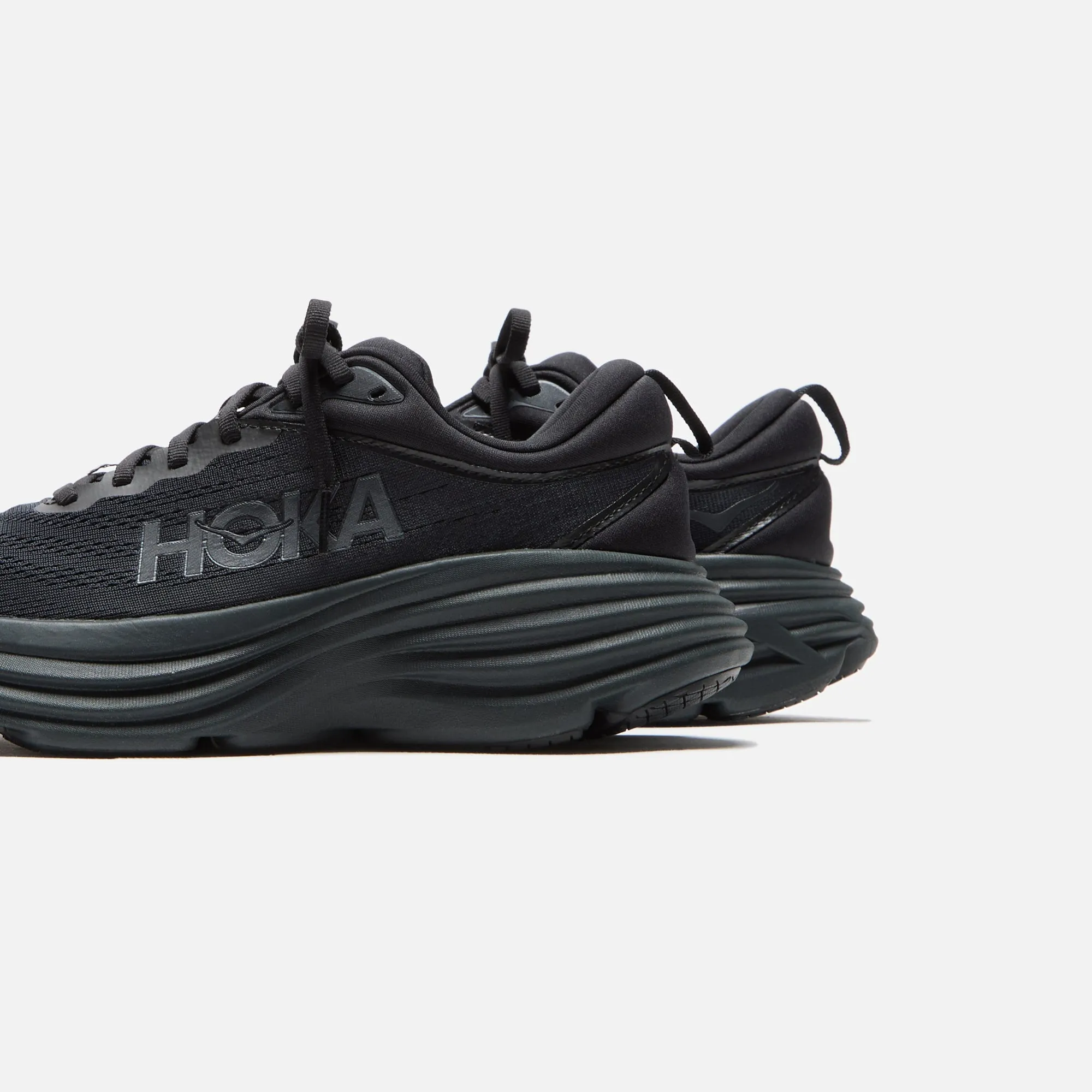 HOKA WMNS Bondi 8 - Black Comfortable ankle Water   Resistant