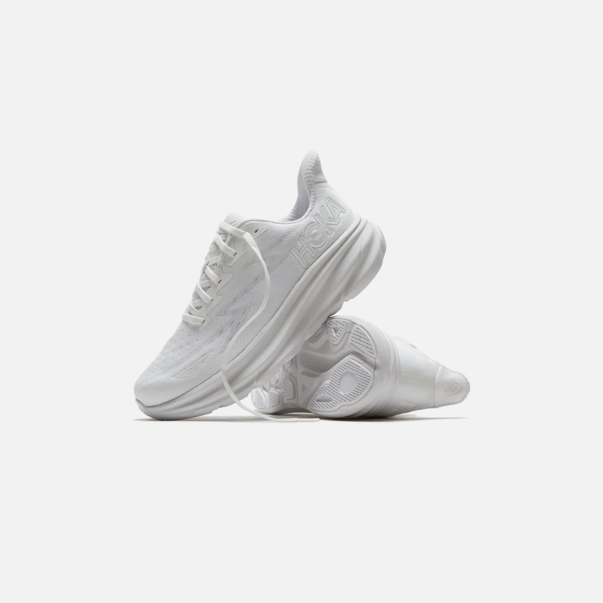 HOKA WMNS Clifton 9 - White Spring Bounce