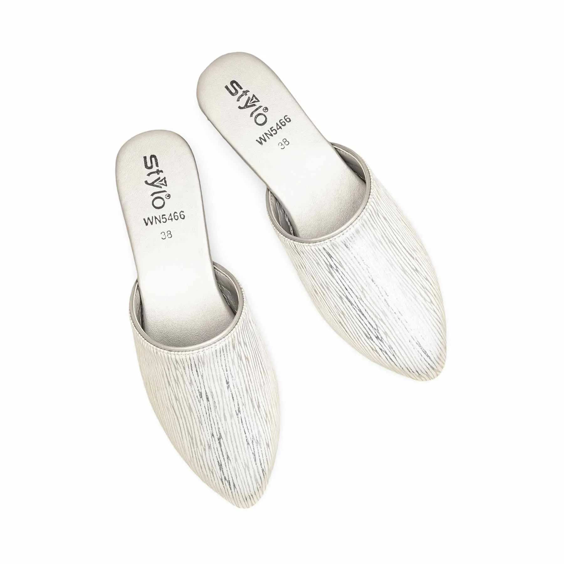 Perfect Style London Glow Silver Back Open For Women WN5466