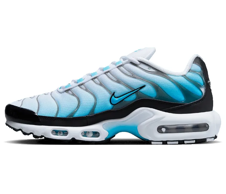Athletic Performance Stretch Knit Upper Men's Nike Air Max Plus TN (Baltic Blue)