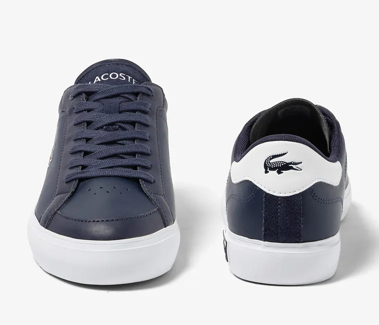 Articulated Flex Grooves Men's Lacoste Powercourt 123 3 (Navy/White)