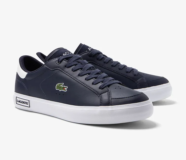 Durable Lacing Sole Tech Men's Lacoste Powercourt 123 3 (Navy/White)