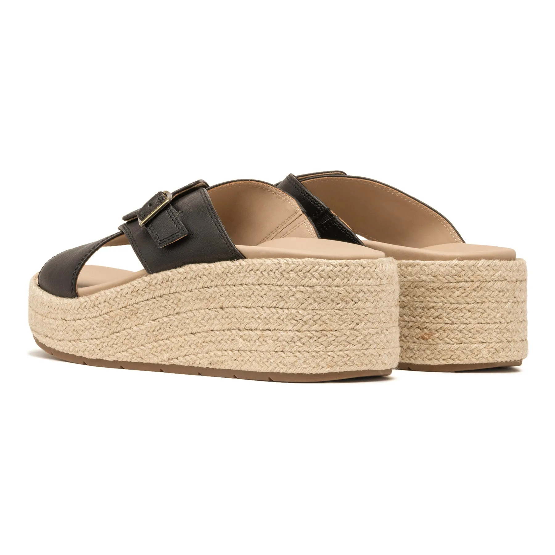 Solstice Cross Slide Heel Cup Stabilization Open Toe Footwear