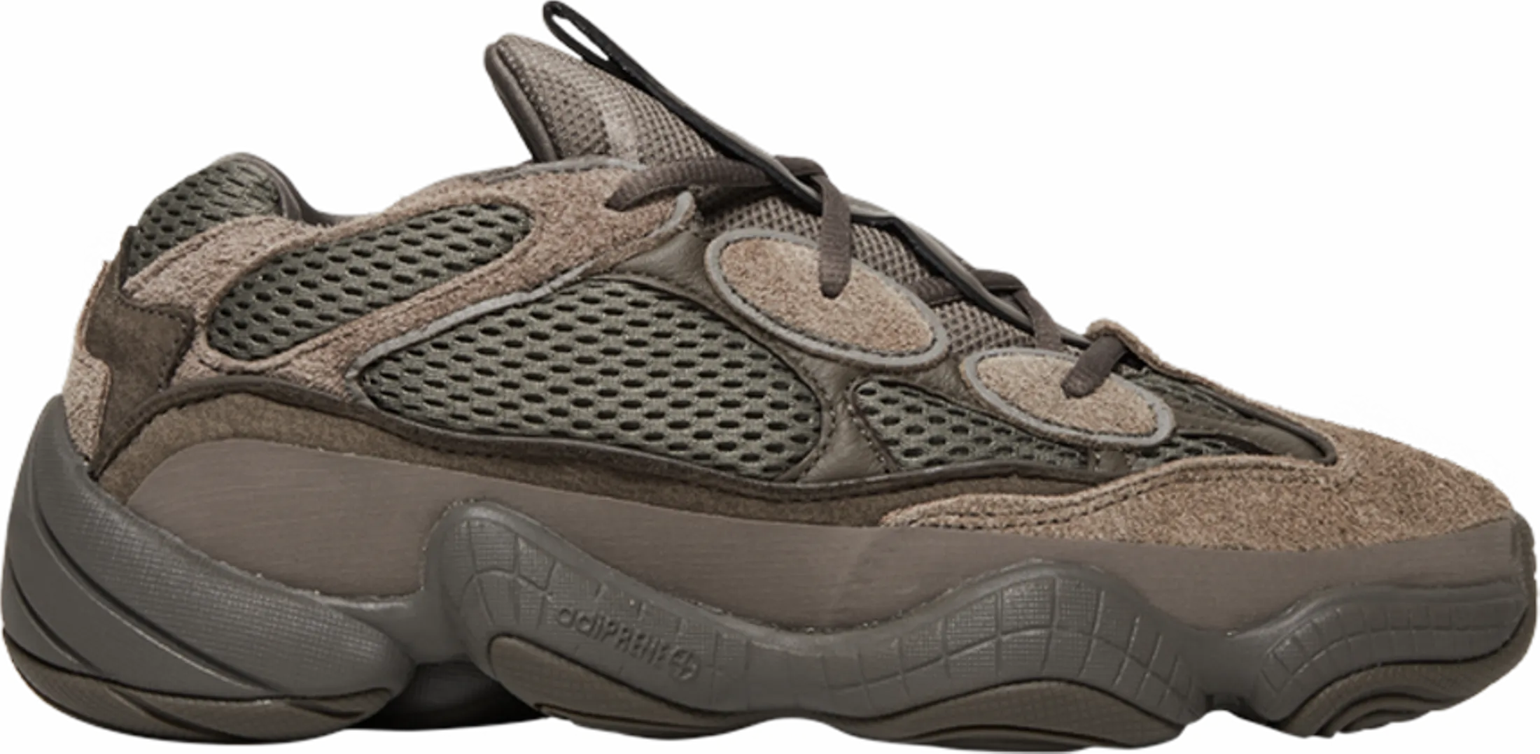 Yeezy 500 'Brown Clay' - GX3606 Lace Lock Bend Easy