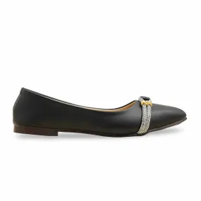 Easy Wear Shoes Office Appropriate Shoes Black Pumps WN1266