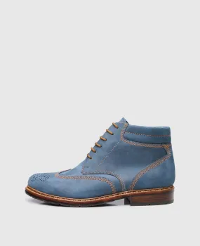 Janosh K Full-Brogue M - Denim Breath Motion