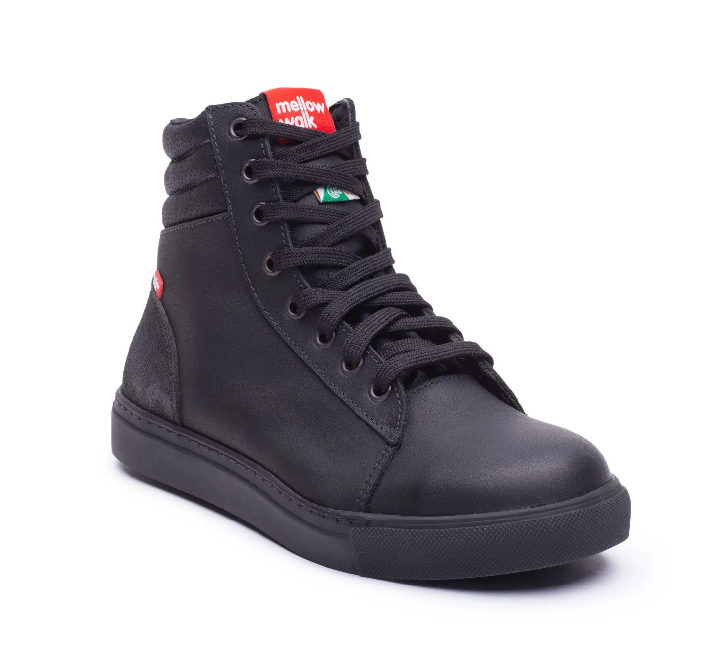 Jessica BLK Women's 6" steel toe leather work boots 486339 Flexible Frame Snowy Path