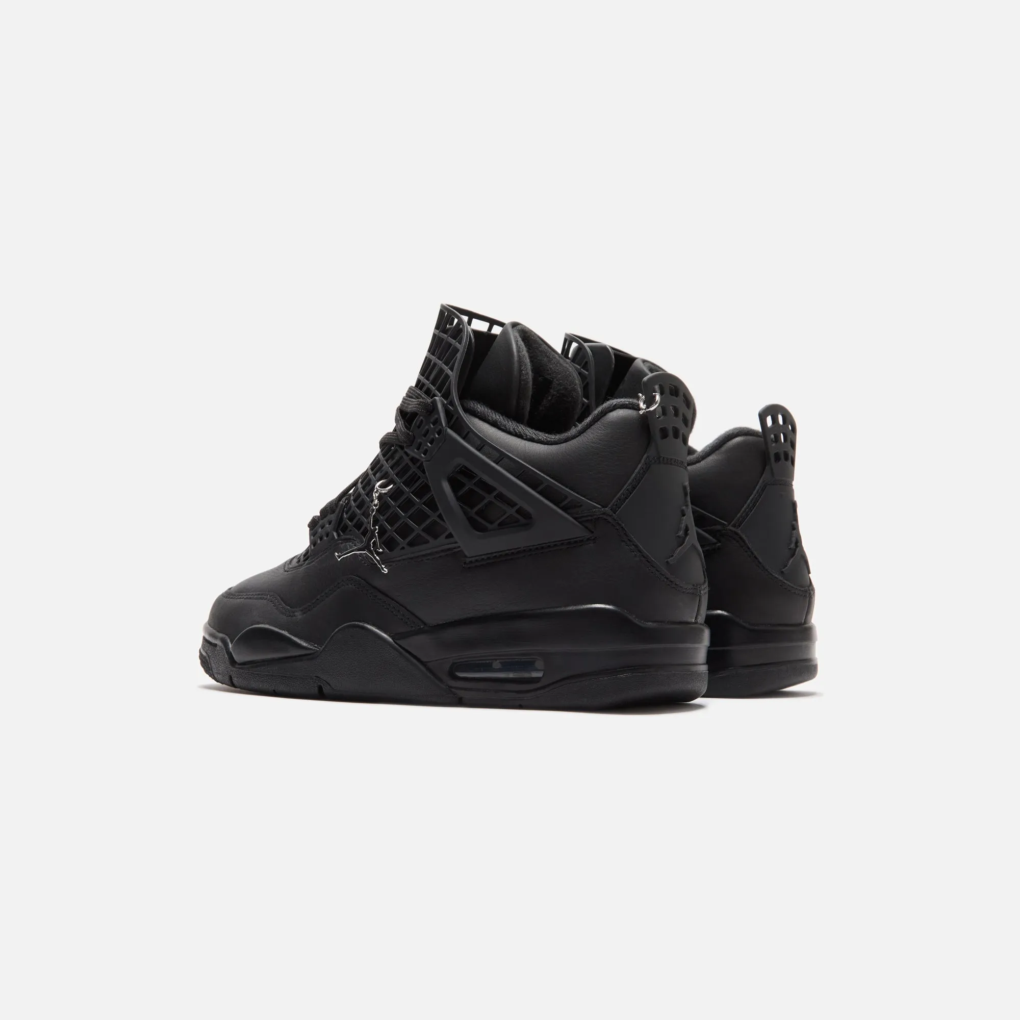 Jordan WMNS Air Jordan 4 Net - Black / Metallic Silver AntiSlip