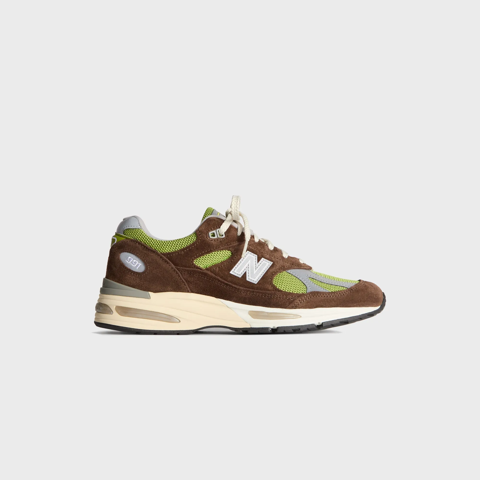 long lasting durability Kith & Dani?lle Cathari | New Balance Made in UK 991V2 "Reverse" - Chocolate Brown / Pistachio