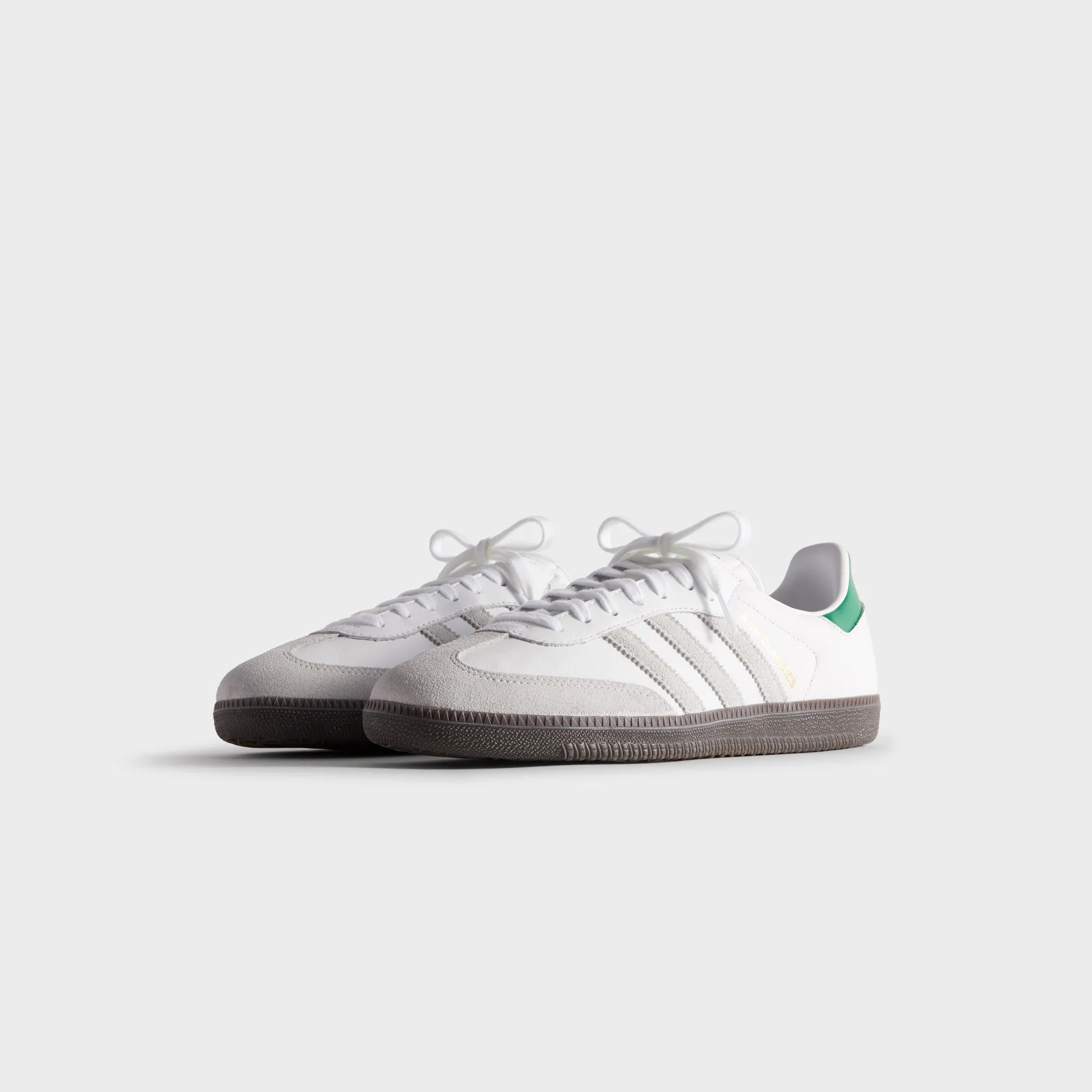 Durability Tested Dual Density Outsoles Kith Classics for adidas Originals Samba OG - White / Green