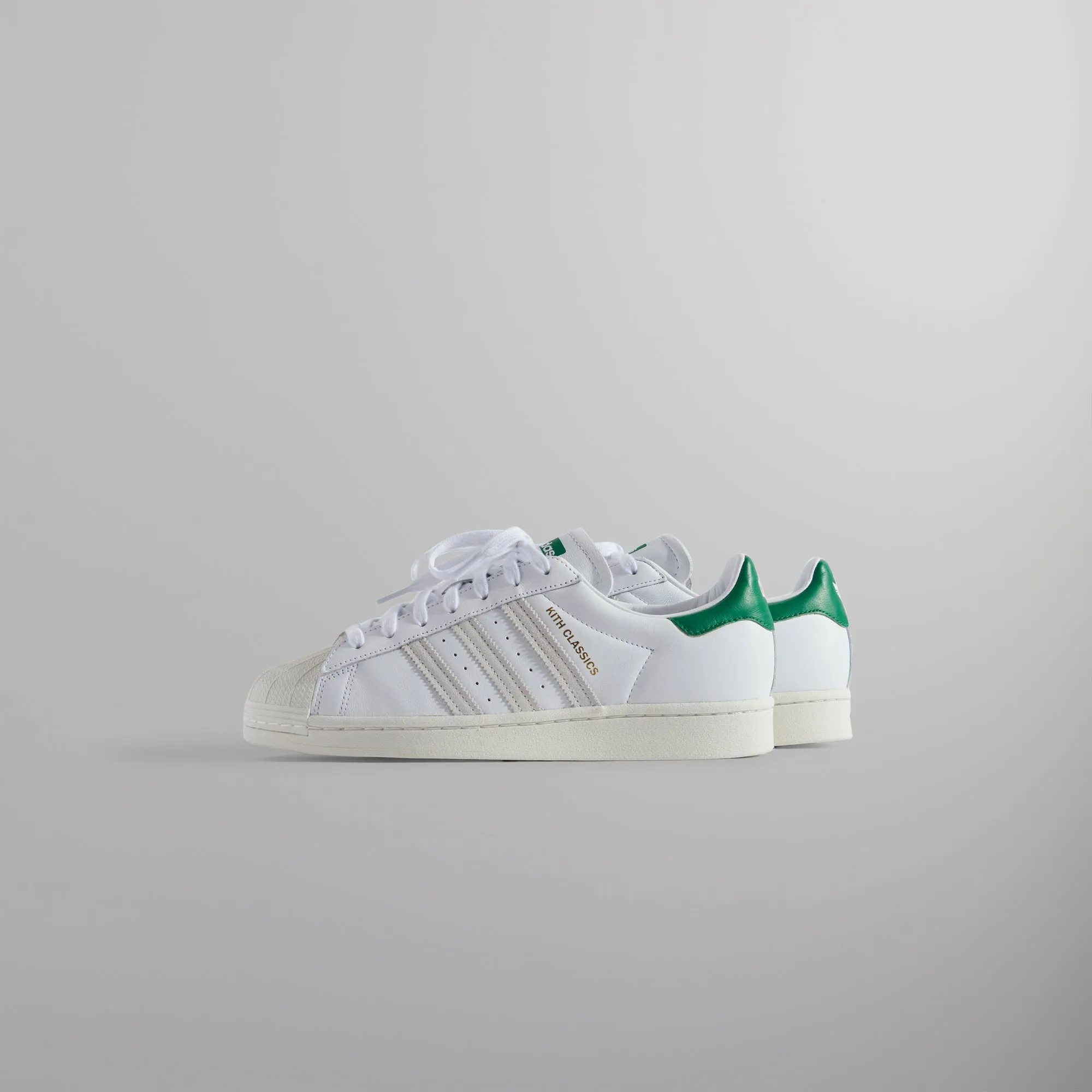 Flexible Motion Kith Classics for adidas Originals Superstar - White / Fairway / Gold