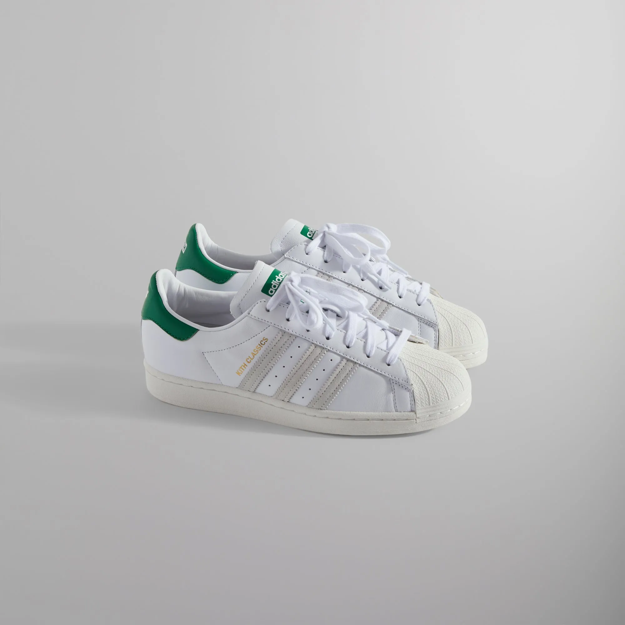 Kith Classics for adidas Originals Superstar - White / Fairway / Gold Quick Grip