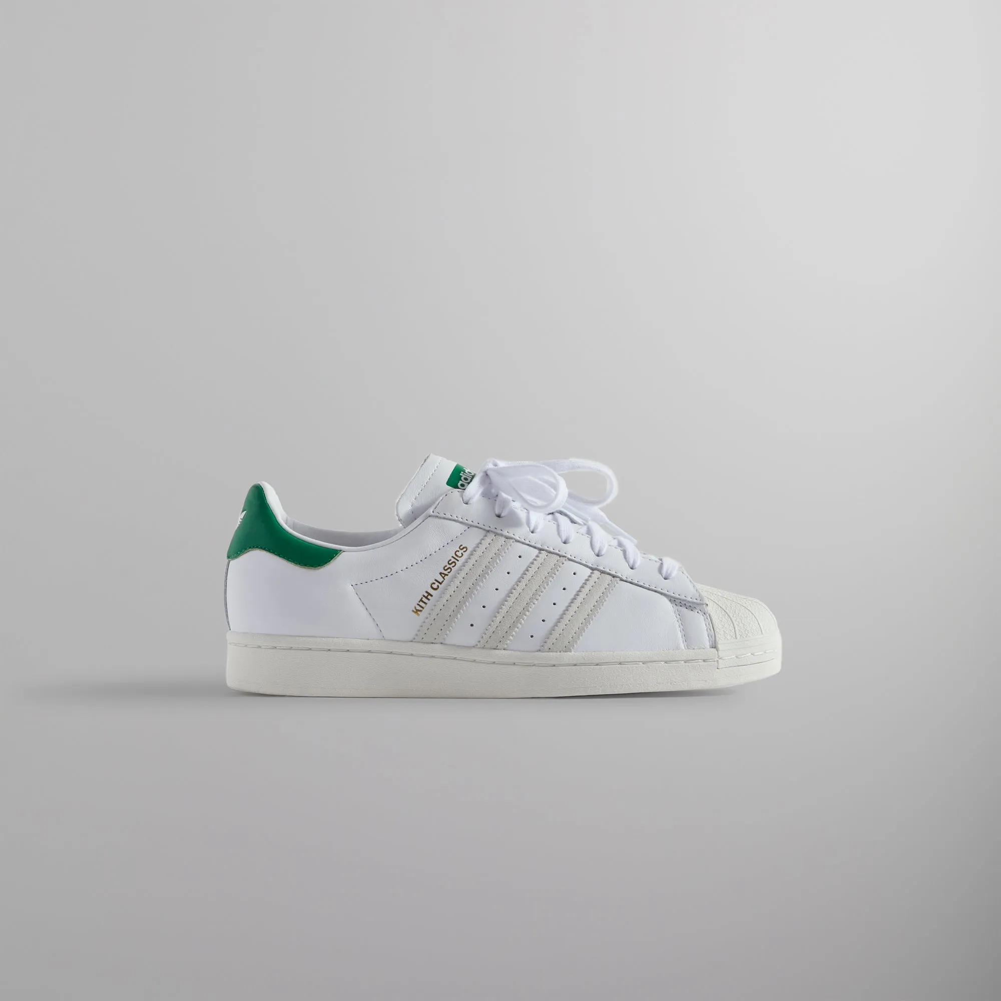 Kith Classics for adidas Originals Superstar - White / Fairway / Gold Torque Reduction Engineering