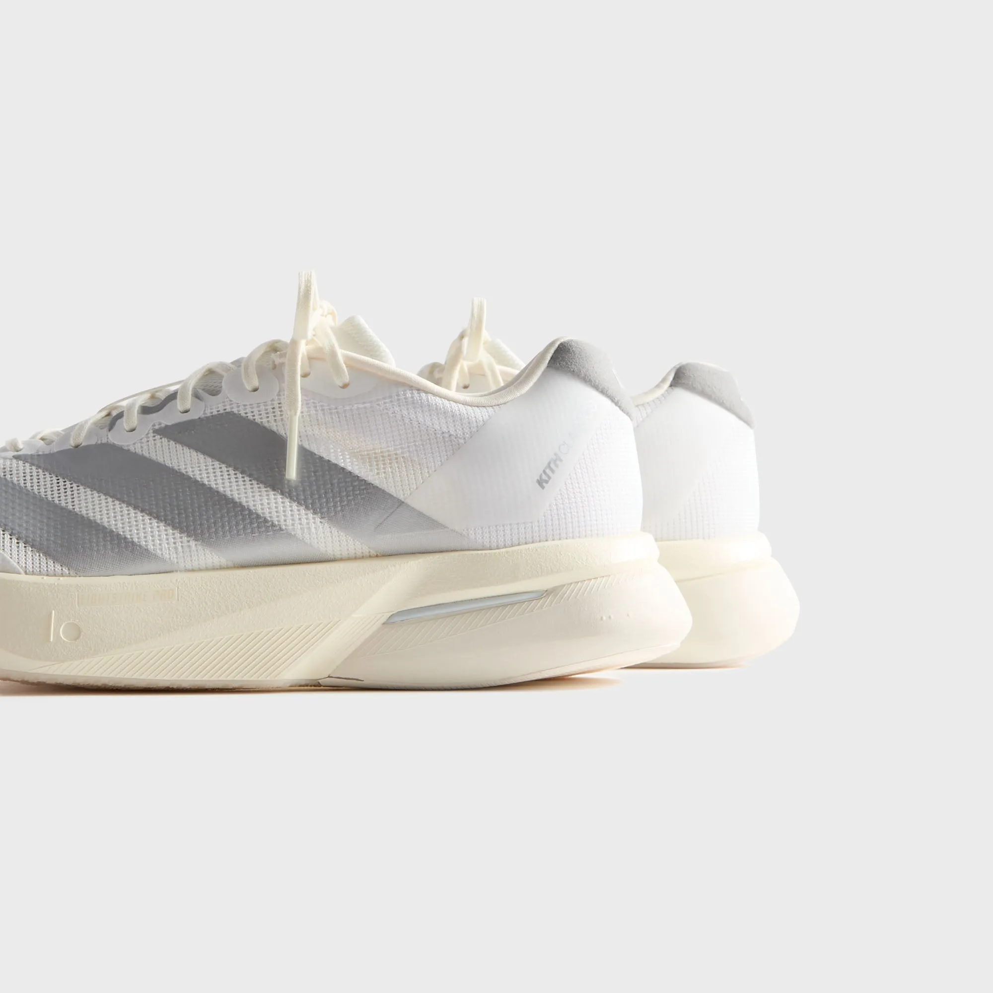 Kith for adidas Adizero Boston 13 - White / Silver Metallic / Grey Jump Support Training Ready