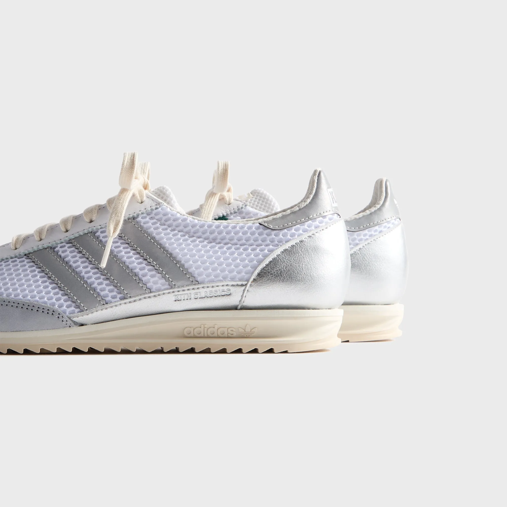 Kith for adidas SL 72 OG - Green / Metallic Silver Agile Step Sneaker Customization