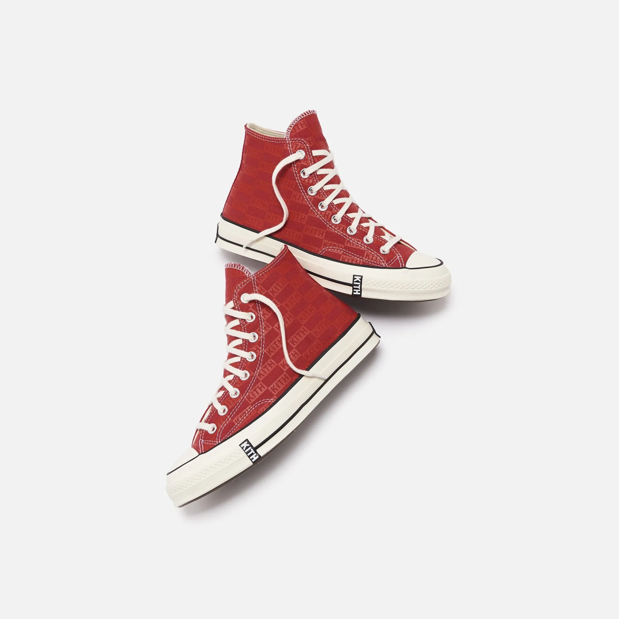 Extended Heel Counter Fashionable Kith x Converse Chuck Taylor All Star 1970 Classics - Salsa / Egret / Natural