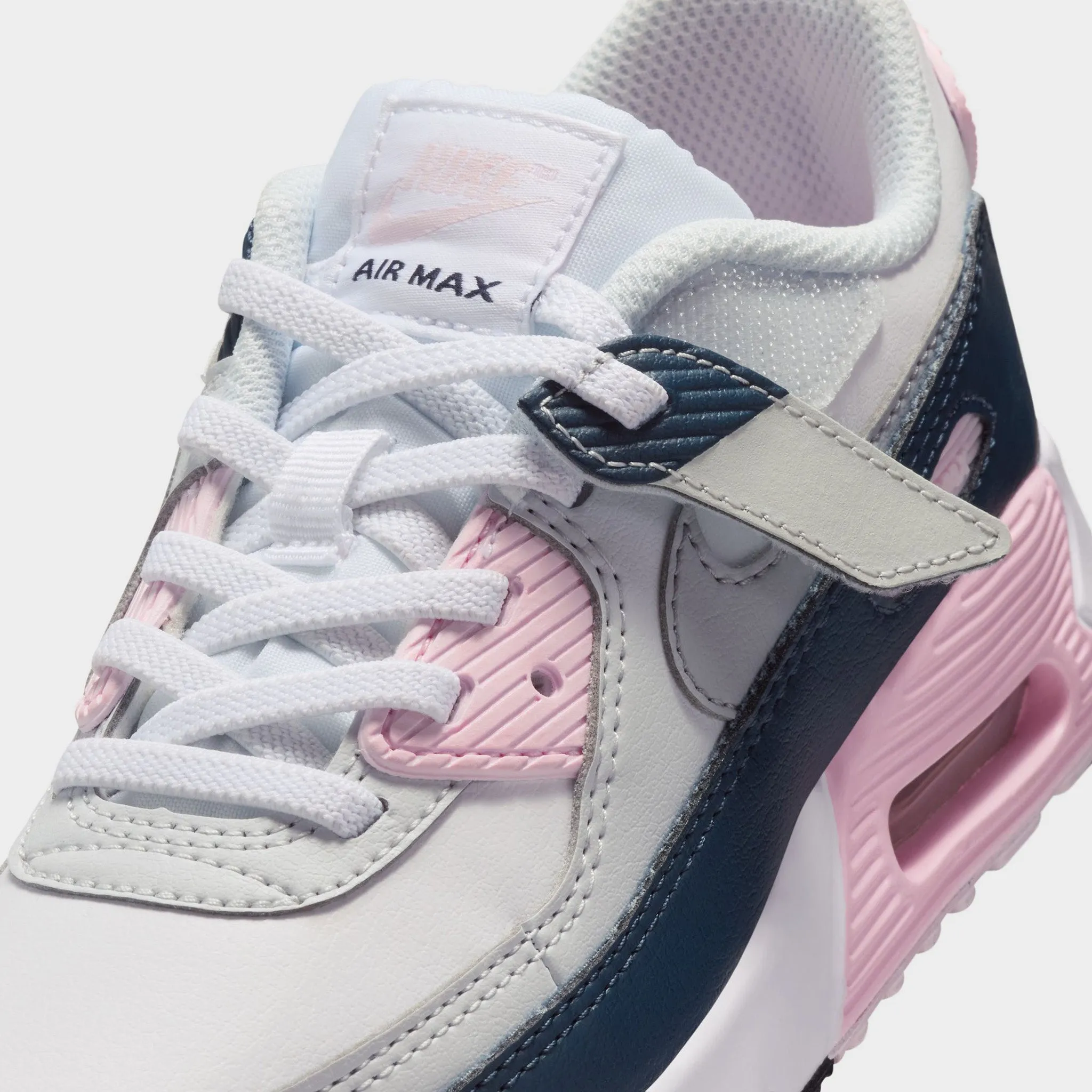 Balanced weight Nike Air Max 90 Easy On PS White / Wolf Grey - Pink Foam